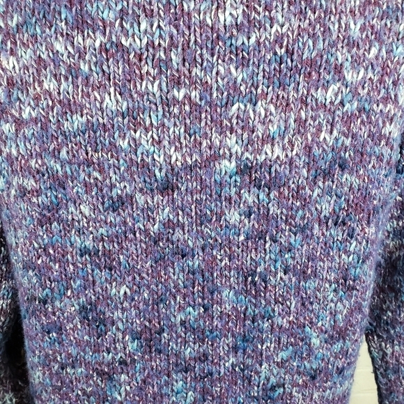 Handmade Grandpa Sweater Cardigan Chunky OOAK Hand Knit Cottagecore Boho - Picture 9 of 11